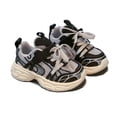 thumbnail image 1 of REDARER Kids Lightweight Platform Sneakers, Breathable Mesh & Comfortable for Running & Play,Color:Black,Size:28, 1 of 4