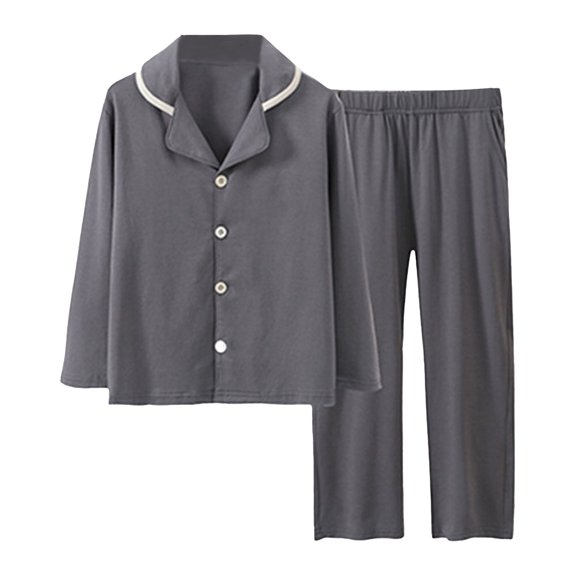 REDARER Kids Pajama Set - 2-Piece Button-Down Top & Pants, Soft Long Sleeve Sleepwear,Size for 3-4 Years