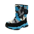 thumbnail image 1 of REDARER Kids Plush Lined Snow Boots - High Top Winter Boots with Hook Loop, Multi-Color Warm Outdoor Footwear for Boys & Girls,Size:13.5, 1 of 8