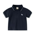 thumbnail image 1 of REDARER Boys Short Sleeve Polo Shirt, Summer Casual Top with Collar, Comfortable Breathable Shirt for Kids and Toddlers,Size:3-4 Years, 1 of 3