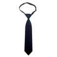 thumbnail image 1 of REDARER Kids' Pre-Tied Solid Necktie, Easy Pull-On Formal School Uniform Accessory for Boys & Girls,One Size, 1 of 6
