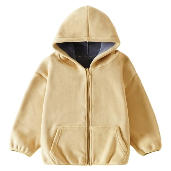REDARER Kids Reversible Hoodie - Double Sided Jacket, Warm Comfortable Coat for Fall Winter Season,Size:9-10 Years