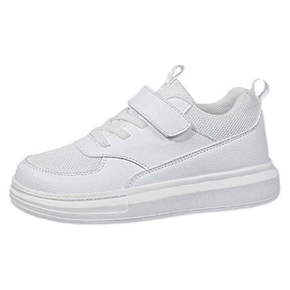 REDARER Kids Running Shoes - Lightweight Breathable Mesh Sneakers for Boys & Girls, Comfortable Sports Walking Shoes for Casual Play,Color:White,Size:10.5