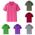 thumbnail image 1 of REDARER Kids Short Sleeve Pocket Polo Shirt Soft Breathable Daily Play School Casual Tops School Uniform,4-5 Years, 1 of 3