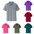 thumbnail image 1 of REDARER Kids Short Sleeve Pocket Polo Shirt Soft Breathable Daily Play School Casual Tops School Uniform,9-10 Years, 1 of 3