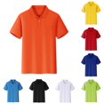 thumbnail image 1 of REDARER Kids Short Sleeve Pocket Polo Soft Breathable Button Placket Summer School Casual Tops School Uniform,11-12 Years, 1 of 8