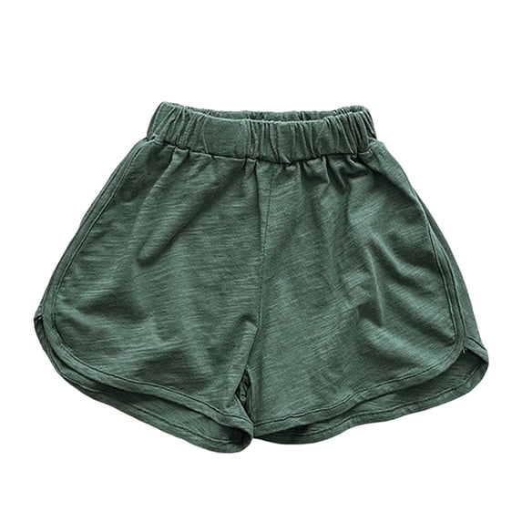 REDARER Kids Soft Cotton Casual Shorts, Elastic Waist Summer Holiday Beach & Sport Shorts for Boys & Girls,18-24 Months