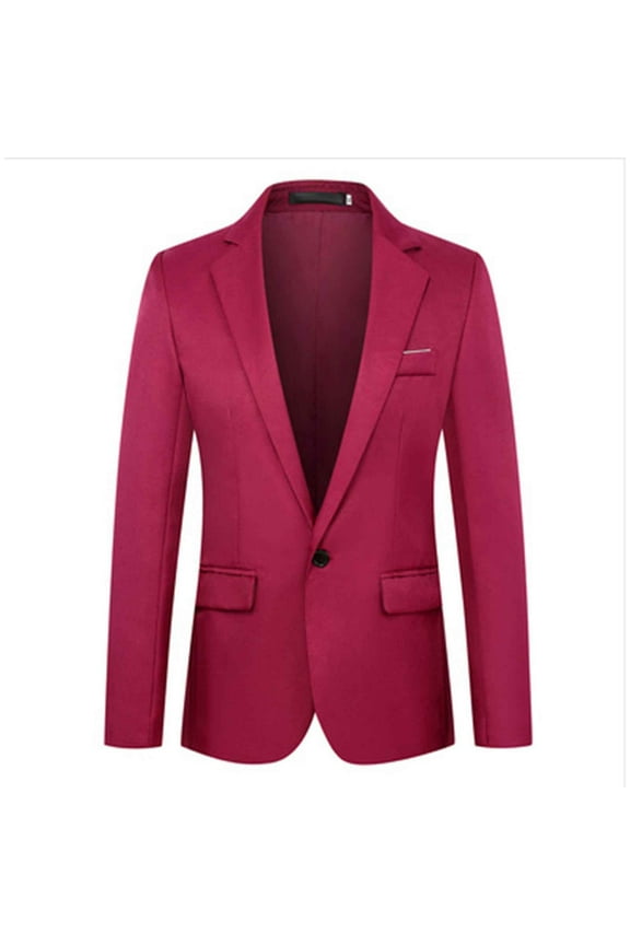 Kids Solid Blazer Jacket Lightweight Formal Suit Coat for Spring Casual Dressy Wear,17-18 Years