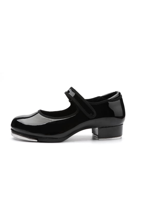 Tap Shoes for Girls Toddler Boys PU Leather Dance Shoes,9.5-10 Years
