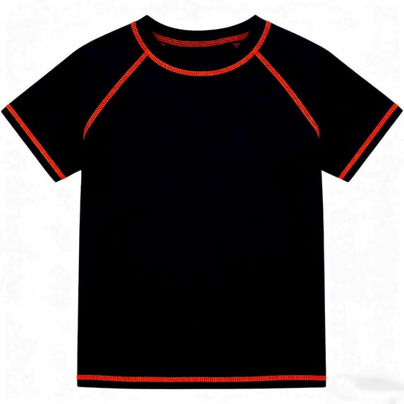 REDARER Kids UPF 50+ Short Sleeve Rash Guard Top with Swimwear,9-10 Years