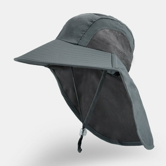 REDARER Kids UPF Sun Protection Hat, Wide Brim with Neck Flap & Mesh Panels for Summer Outdoor Activities,One Size