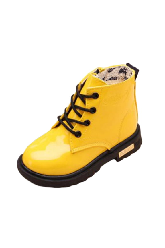 Kids Winter Boots Resistant Short Boots with Warm Lining Comfortable Casual Shoes for Boys and Girls,Size:3.5-4 Years