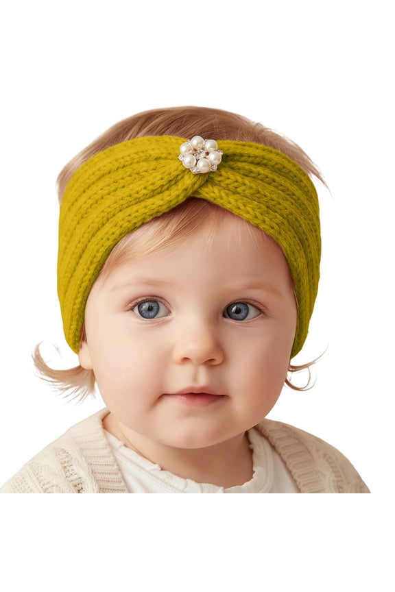 Kids Winter Headband - Lined Knit Ear Warmer, Stretchy Soft Yarn Head Wrap for Boys & Girls,One Size
