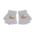 thumbnail image 1 of REDARER Kids Winter with Adorable Bunny Design Warm Insulated Five Finger Mittens for Toddlers Boys Girls Cold Weather,Size:1-3 Years, 1 of 4