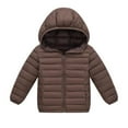 thumbnail image 1 of REDARER Boys Lightweight Down Jacket, Warm Insulated Hooded Winter Coat for Kids, Windproof Soft Thermal Outerwear for Cold Weather,Size:2-3 Years, 1 of 2