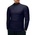 thumbnail image 1 of REDARER Men's Thermal Long Sleeve Shirt, Low Collar Lined Pullover Top, Soft Warm Base Layer for Cold Weather,Size:S, 1 of 4