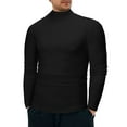 thumbnail image 1 of REDARER Men's Thermal Long Sleeve Shirt, Low Collar Lined Pullover Top, Soft Warm Base Layer for Cold Weather,Size:XXL, 1 of 6
