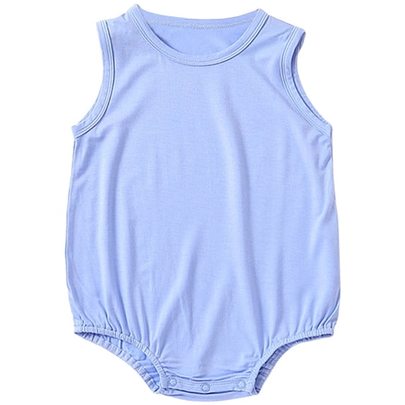 REDARER Baby Boys & Girls' Sleeveless Romper Soft Modal Fabric Breathable Summer Bodysuit,12-18 Months