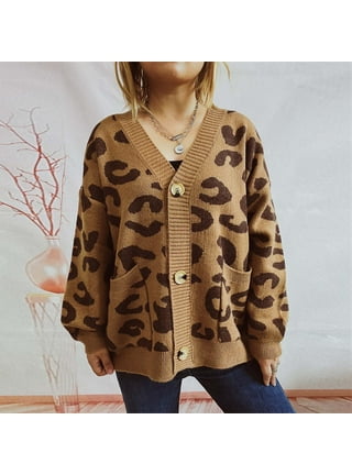 Leopard Print Cardigan