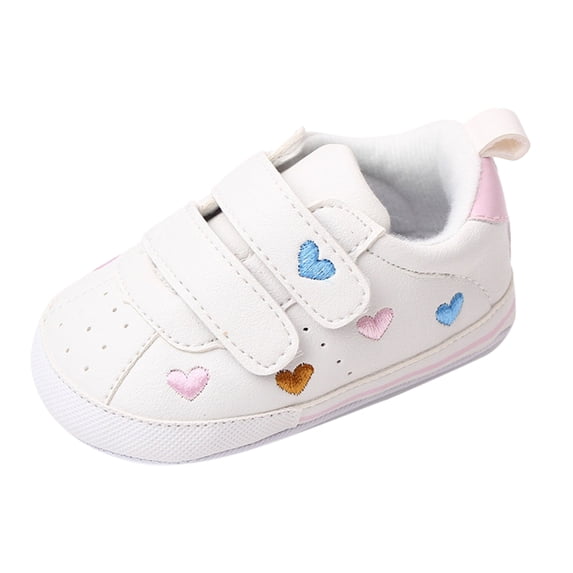 REDARER Spring and Summer Toddler Shoes Sports Shoes Flat Bottom Light Double Strap Hook Loop Comfortable,12-18 Months