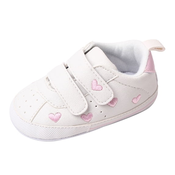REDARER Spring and Summer Toddler Shoes Sports Shoes Flat Bottom Light Double Strap Hook Loop Comfortable,6-12 Months