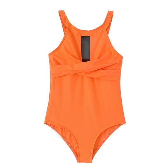 REDARER Summer Girls Sleeveless Cartoon Prints 1 Piece Swimwear Beach Swimsuit Bikini,Girls Swimsuit,6-7 Years