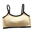 thumbnail image 1 of REDARER Teen Girls Ribbed Sports Bras, Ultra-Soft Seamless Comfort, Wirefree Bralette for School & Active Wear,Size for 6-15 Years, 1 of 3