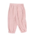 thumbnail image 1 of REDARER Toddler Boys & Girls' Crinkle Harem Pants, Elastic Waist & Ankles Loose Fit Casual Summer Play Pants,3-4 Years, 1 of 4