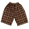 thumbnail image 1 of REDARER Toddler Boys & Girls' Plaid Harem Shorts, Elastic Waist Casual Summer Holiday Play Bottoms,3-4 Years, 1 of 5