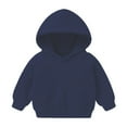 thumbnail image 1 of REDARER Toddler Hoodie, Boys Girls Solid Color Pullover, Soft Baby Sweatshirt with Hood, Lightweight Kids Top for Fall,for 12-18 Months, 1 of 3