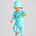 thumbnail image 1 of REDARER Toddler Girls Long-Sleeve Sunsuit – Seagull Print Full-Coverage Design, Sun Protection for Pool, Beach & Lake Activities,1-2 Years, 1 of 8