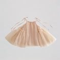 thumbnail image 1 of REDARER Toddler Girls' Summer Tulle Dress with Tie-Up Spaghetti Straps & Puff Skirt Princess Style Kids Outfit,2-3 Years, 1 of 8