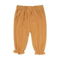 thumbnail image 1 of REDARER Toddler Linen Harem Pants, Elastic Waist Soft Comfy Summer Trousers for Baby Girls & Boys,6-9 Months, 1 of 7