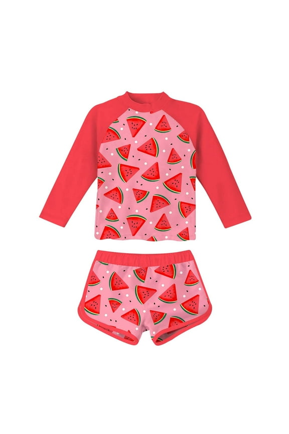 Two Piece Swimsuit Set for Girls Cute Split Swimwear for Girls and Big Adorable Baby Swimming Outfit,Girls Swimsuit,10-11 Years