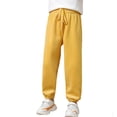 thumbnail image 1 of REDARER Winter Girls Pants Lined Thickened Warm Loose Fit Wide Leg Trousers for Toddler Kids Soft Comfortable Casual Outfit,Kids Clothing,Size:6-7 Years, 1 of 3