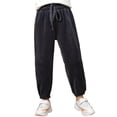 thumbnail image 1 of REDARER Winter Girls Pants Lined Thickened Warm Loose Fit Wide Leg Trousers for Toddler Kids Soft Comfortable Casual Outfit,Kids Clothing,Size:8-9 Years, 1 of 3