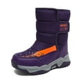 thumbnail image 1 of REDARER Winter Snow Boots, High-Top Warm Lined Boots with Hook Loop Closure, Non- Outdoor Shoes for Kids,Size:1, 1 of 7