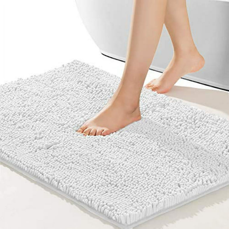 Teewas 2 Pcs Ombre Bath Rug Set Bathroom Rugs, Non Slip Ultra Soft and  Water Absorbent Bath carpet, Machine Washable Quick Dry Bedroom