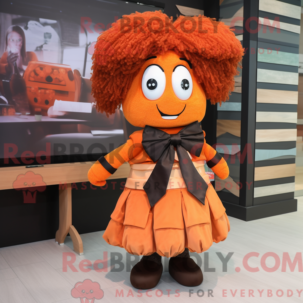 REDBROKOLY mascot character of a Rust Shepard S Pie dressed with a Mini ...