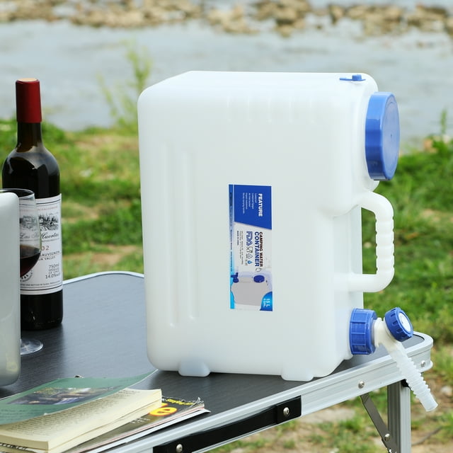 REDCAMP 4 Gallon Portable Water Container with Spigot for Camping