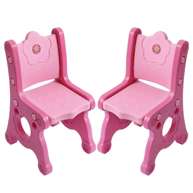 REDCAMP 2 Pack Adjustable Kid Chairs Portable Sturdy Child Seat Set