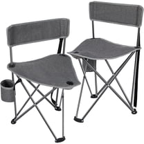 REDCAMP 2 Pack Tall Tripod Chairs for Adults, Folding Lightweight Portable Golf Chairs for Spectators,Compact Tripod Seat for Camping Fishing Hunting