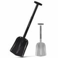 thumbnail image 1 of REDCAMP 21"-32" Aluminum Lightweight Adjustable Snow Shovel for Car Emergency,Black, 1 of 7