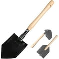 thumbnail image 1 of REDCAMP 23" Forces Spetsnaz Shovel,Tactical Entrenching Tool Hardwood Handle Shovel,Military Folding Camping Shovel for Camping Hiking Gardening Beach, 1 of 8