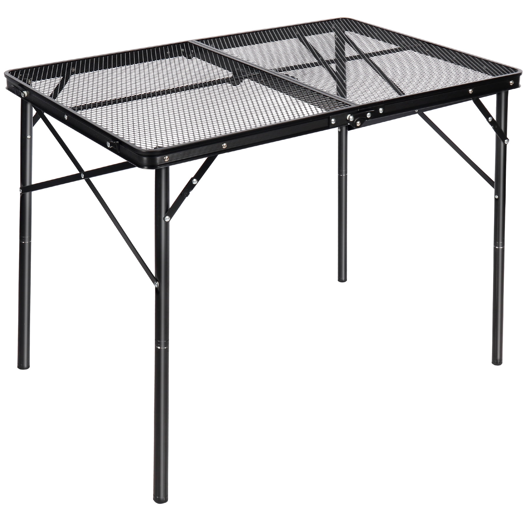 REDCAMP 3 ft Folding Portable Grill Table for Outside, Lightweight
