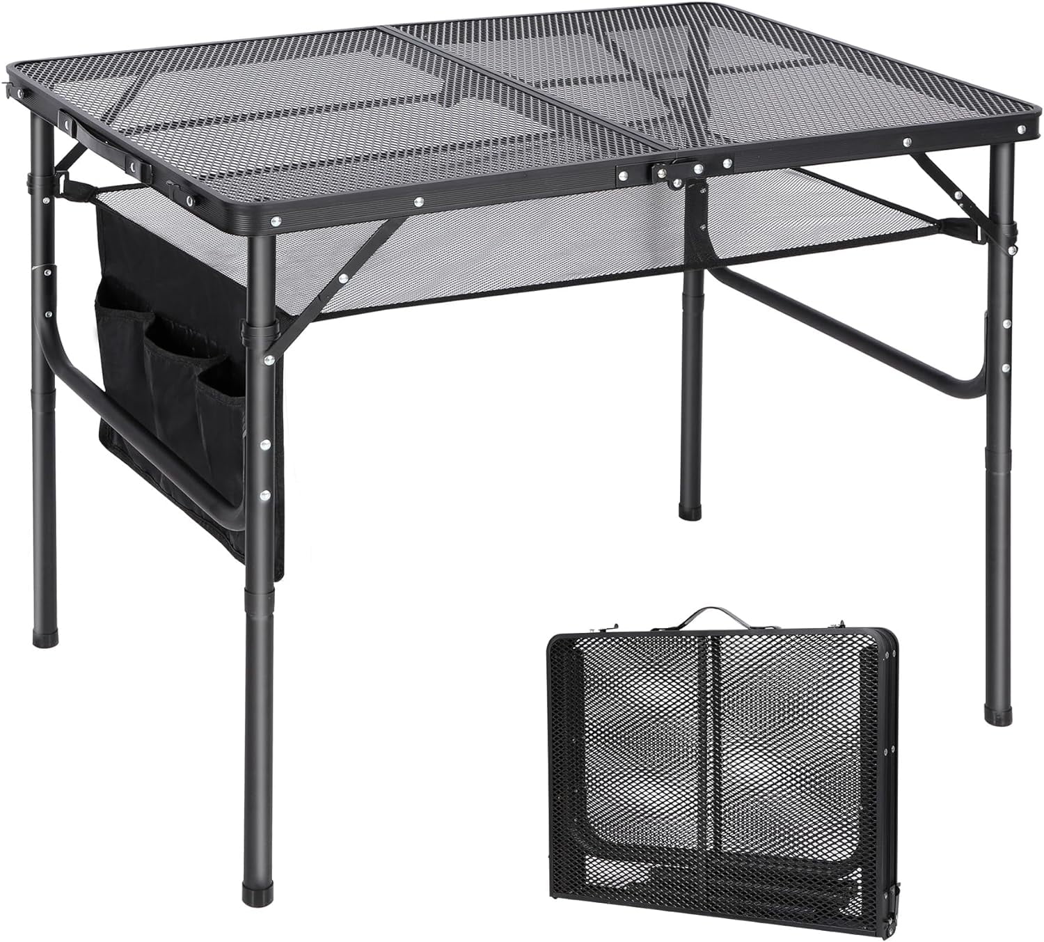 REDCAMP 3ft Folding Portable Grill Table for Outside, Lightweight