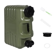 REDCAMP 4 Gallon/15L Portable Water Container with Spigot, Green | BPA Free Camping Water Jug, No Leakage Water Tank, Portable Emergency Water Storage for Camping, Hiking, Hurricane Supplies