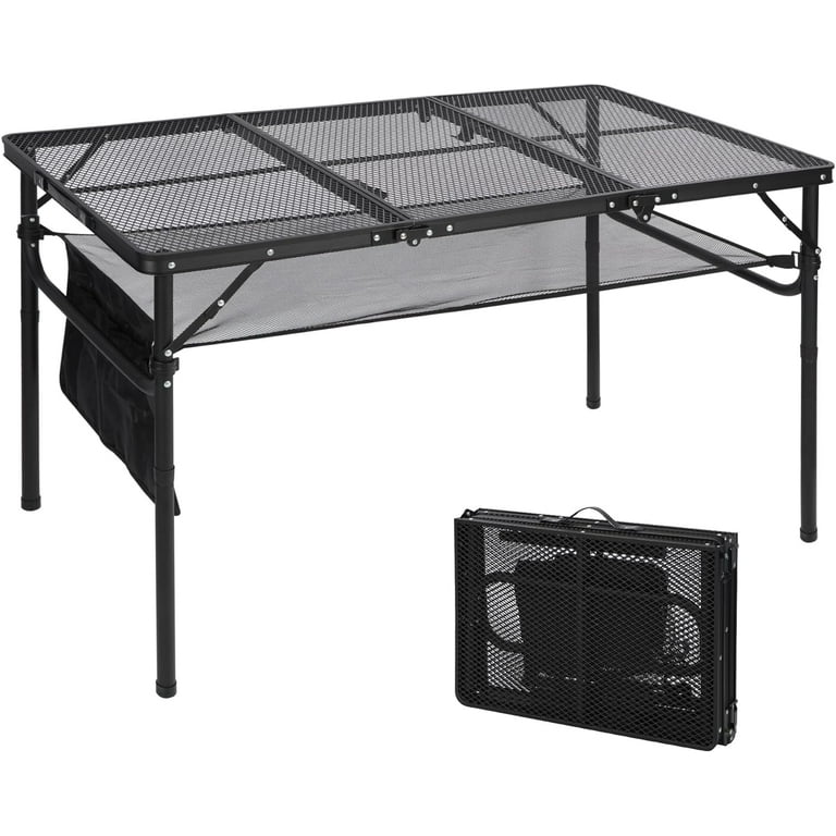 Metal grill table discount