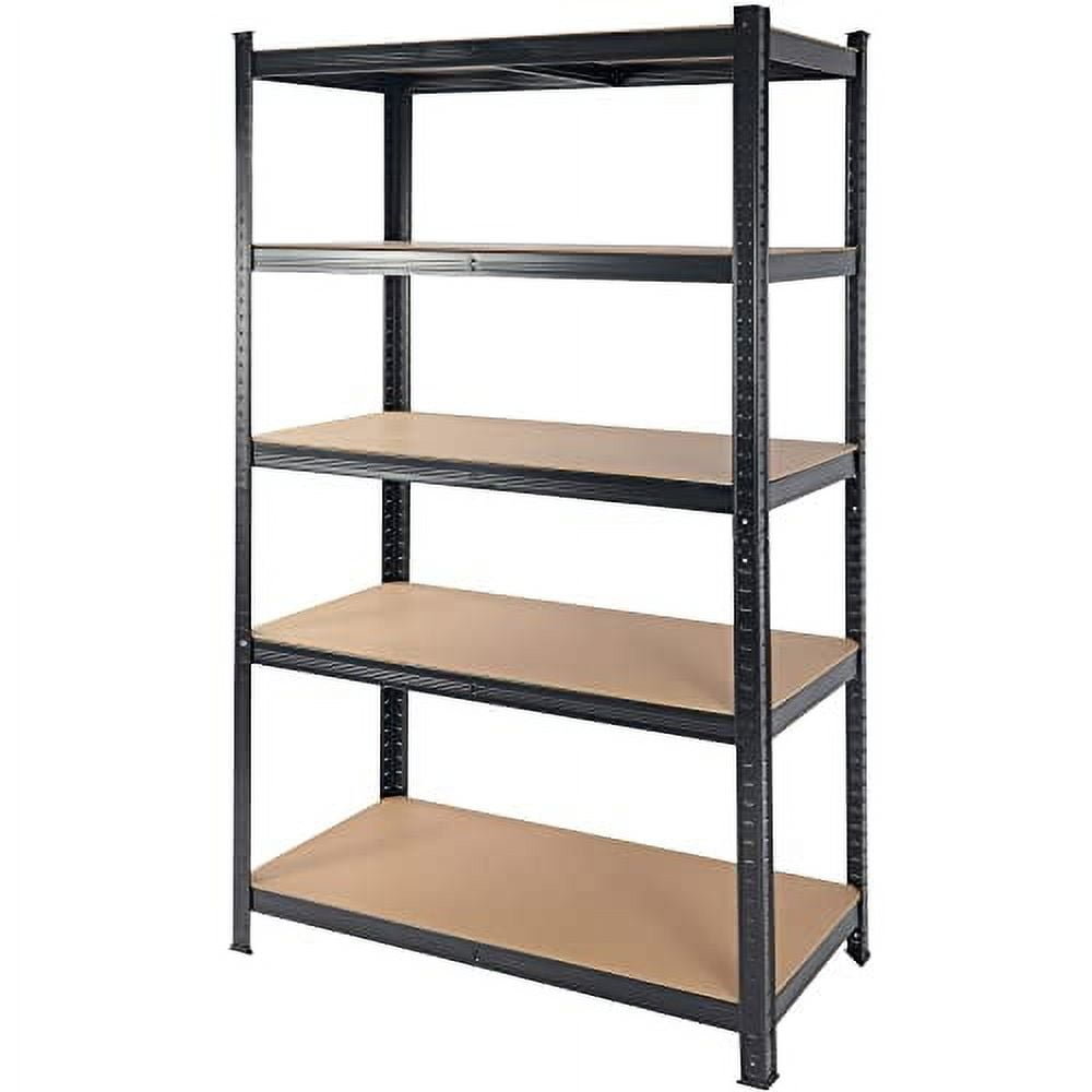 REDCAMP 5-Tier Adjustable Garage Storage Shelves with Board Garage ...