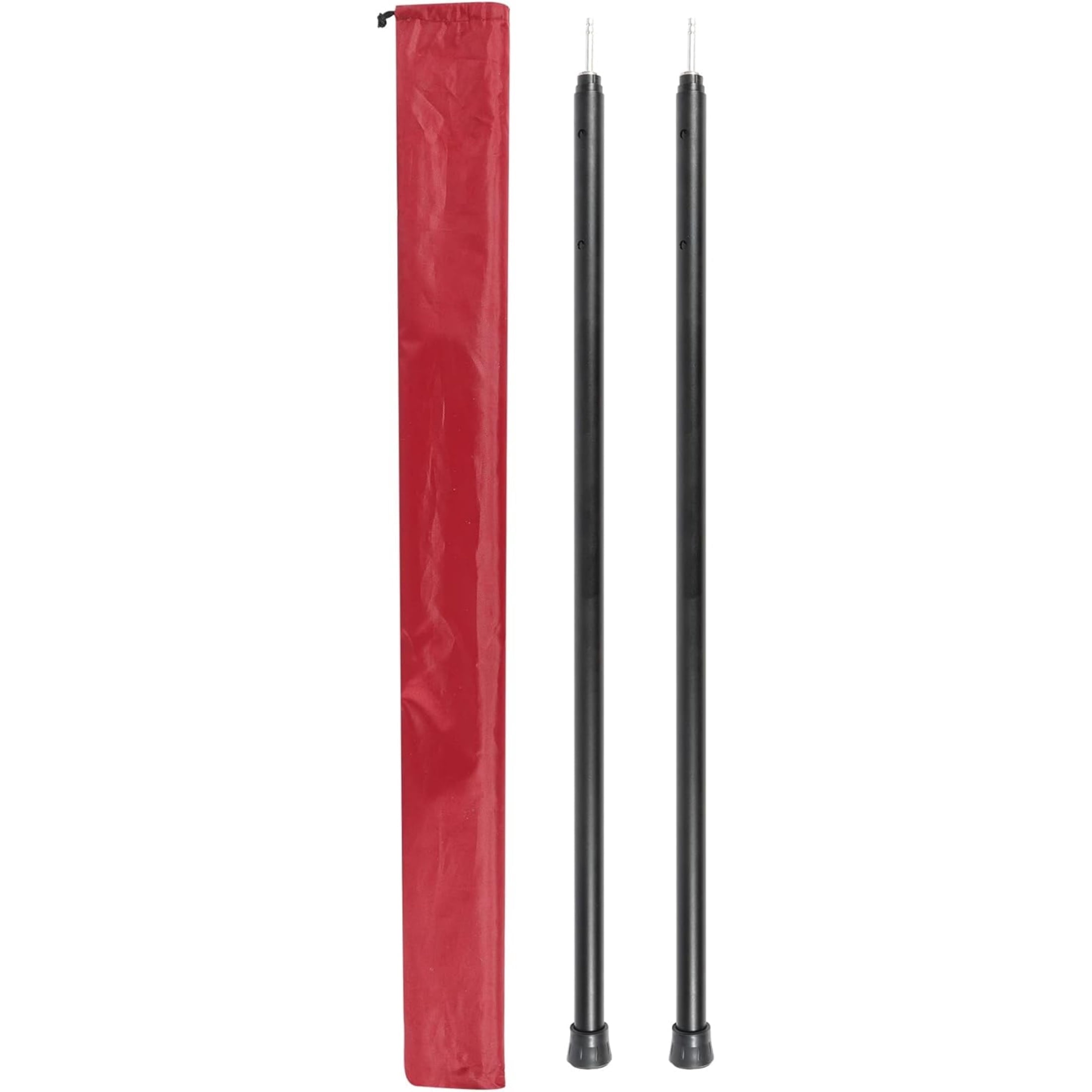 Redcamp, Camping Tarp Poles, 36in to 95in, Black, Aluminum Telescoping ...